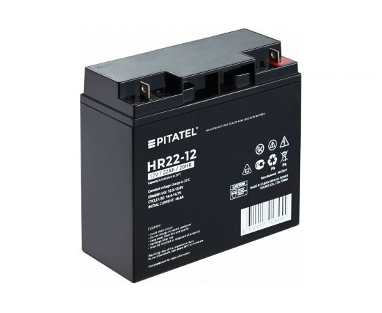Аккумулятор 12 В, 22 Ач Pitatel HR22-12 