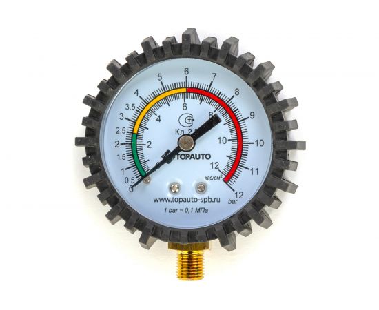 Манометр для пистолета накачки, резьба М11х1 TopAuto 14411 