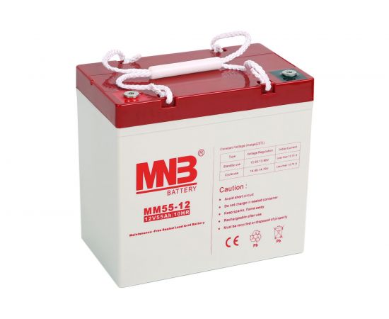 Батарея аккумуляторная АКБ MM55-12 12В 55Ач MNB MM55-12 – изображение 2