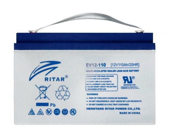 Батарея аккумуляторная 12V 110Аh/20h Ritar ev12-110 – изображение 2
