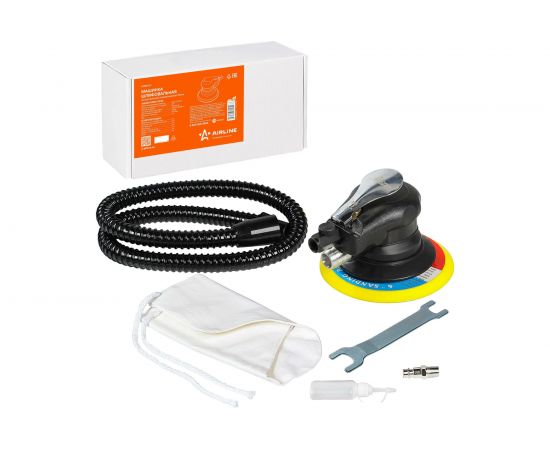 Шлифовальная эксцентриковая пневматическая машинка Airline 150 мм ATBR002 – изображение 2