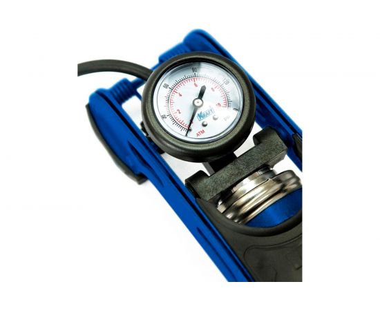 Ножной насос KRAFT с манометром, 1 цилиндр KT 810001 – изображение 3