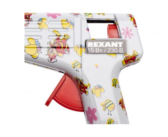 Клеевой пистолет с набором цветных стержней Rexant 12 шт. 12-0112 – изображение 4