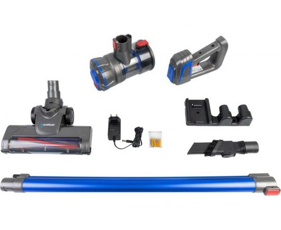 Вертикальный аккумуляторный пылесос циклонного типа Endever SkyClean VC-303, синий/серый 90 90247 – изображение 7