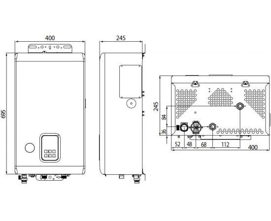 Настенный электрокотел Navien EQB-08HW 8 квт, одноконтурный НС-1205543 – изображение 8