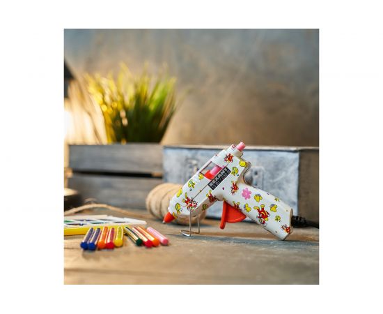 Клеевой пистолет с набором цветных стержней Rexant 12 шт. 12-0112 – изображение 9