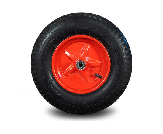 Колесо пневматическое резиновое 4.00-8 (387 мм; подшипник 16 мм) TOR 1021183 