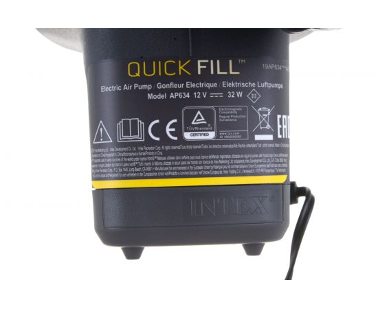 Электрический насос Intex Quick-Fill, 12В/220В 66634 – изображение 2