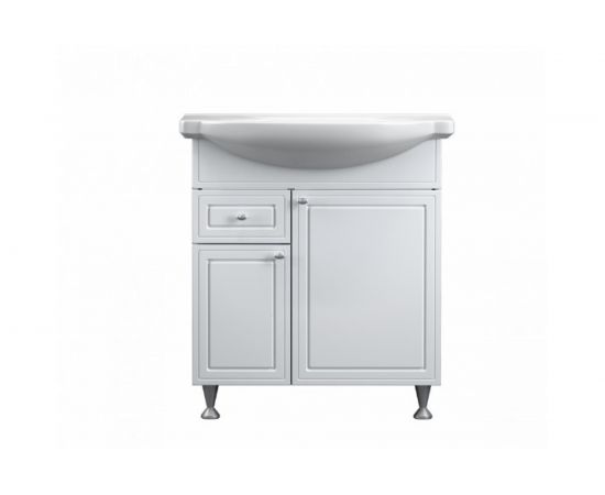 База на ножках с раковиной RedBluby Damixa 75 см, два ящика Palace One M41-FSX0753WG-WCC075 – изображение 2
