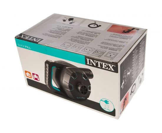 Электрический насос Intex Quick-Fill, 220В от бытовой сети, 3 насадки 66644 – изображение 3