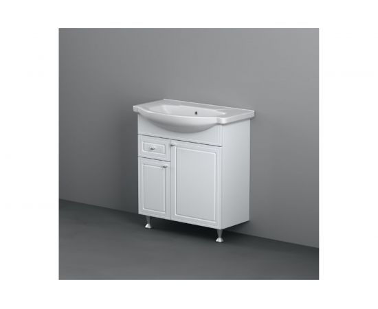 База на ножках с раковиной RedBluby Damixa 75 см, два ящика Palace One M41-FSX0753WG-WCC075 – изображение 4