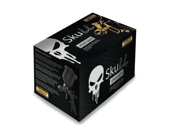 Краскопульт RADEX SKULL GOLD Spray gun RRP 10114 – изображение 6