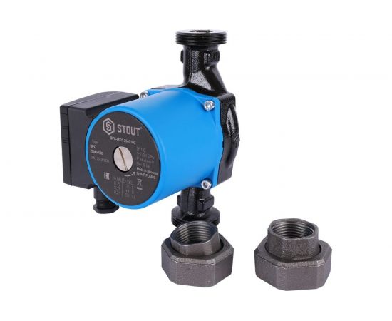 Циркуляционный насос STOUT 25/40-180 SPC-0001-2540180 RG008V60FSNRGV – изображение 6