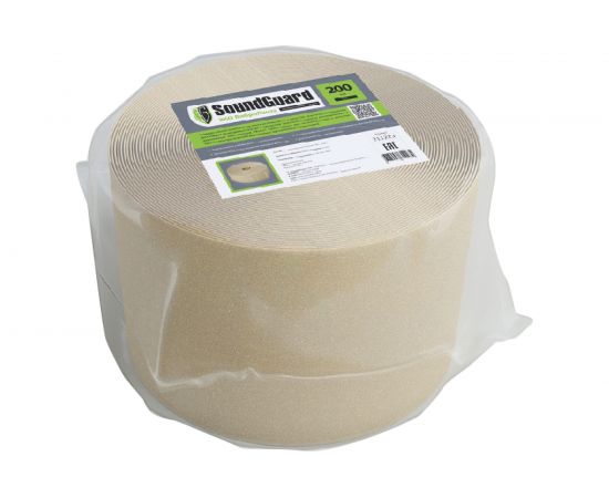 Демпферная виброгасящая лента SoundGuard Эко ВиброЛента (20 м, 200 мм, 3,5 мм) 211226 