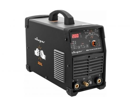 Сварочный инвертор Сварог TIG 200 P AC/DC REAL E201B Black маска+педаль+перчатки 99292 