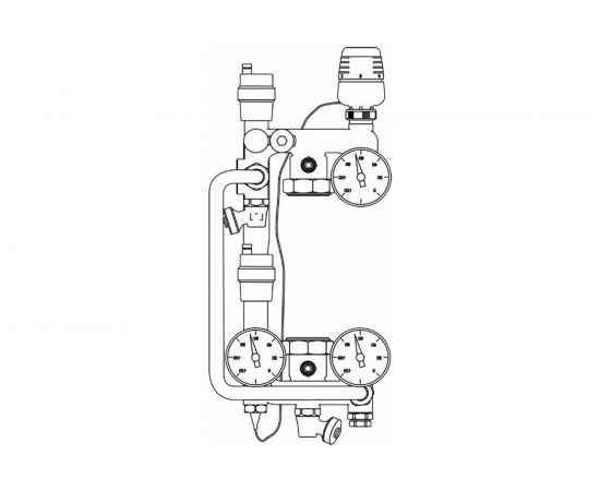 Смесительный узел Royal Thermo RoyalMix без насоса 1 НС-1061925 – изображение 2
