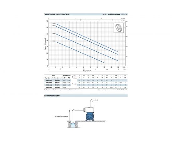 Насос PEDROLLO PKSm 60 41PNKS60A1 – изображение 2
