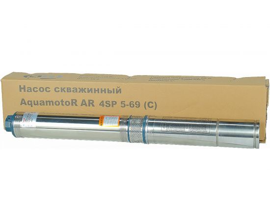 Скважинный насос AquamotoR AR 4SP 5-69 C с кабелем 30м AR151016 – изображение 4
