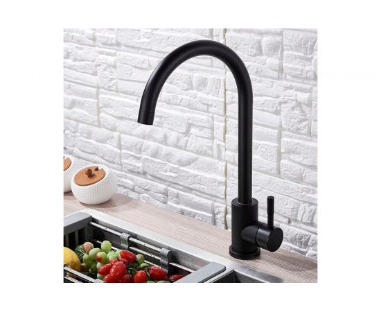 Смеситель для кухни OLIVES Balear нержавеющая сталь 13435-1BLB – изображение 4