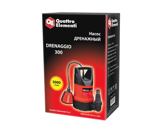 Дренажный насос QUATTRO ELEMENTI Drenaggio 300 241-185 – изображение 7