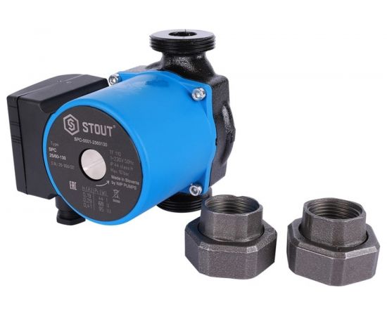 Цирк��ляционный насос STOUT 25/60-130 SPC-0001-2560130 RG008V60G5F4BQ – изображение 8