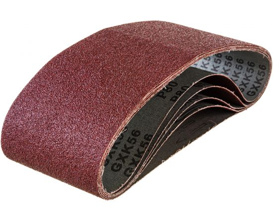 Лента шлифовальная бесконечная СТАНДАРТ на тканевой основе (5 шт; 100х610 мм; P80) для ЛШМ Зубр 35343-080 