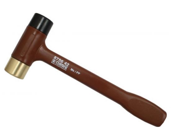 Молоток с наконечником латунь/пластик NAREX 631g 875642 