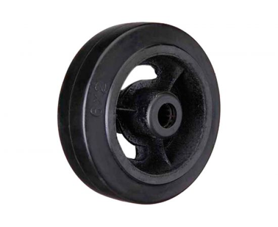 Большегрузное чугунное колесо без крепления D 46 (100 мм; 130 кг) А5 1000474 