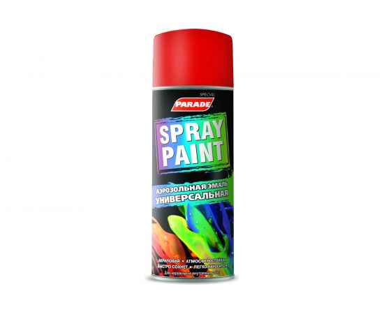 Аэрозольная эмаль PARADE SPRAY PAINT RAL 3020 Транспортный-красный Лк-00008445 