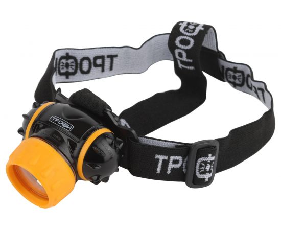 Налобный фонарь Трофи GB302 7xLED, 3хААА, Б0036617 