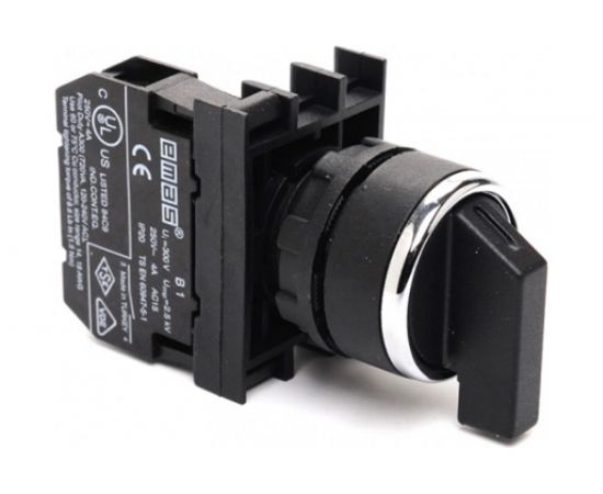 Переключатель Emas серия B, 0-1, с фиксацией, 1НО, 250 В AC, 4 А B100S20 