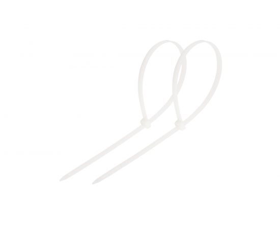 Широкий хомут REXANT nylon 8.0x200 мм 100 шт белый 07-0202 
