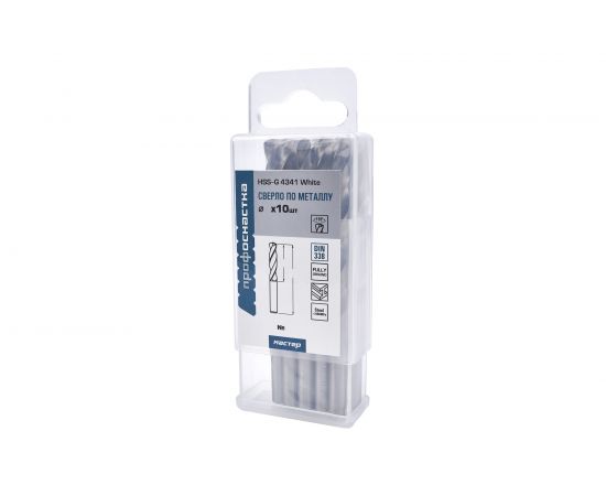 Сверло по металлу Профоснастка 6 мм HSS-G 4341/118 DIN 338., 10 шт., №68 30101068 