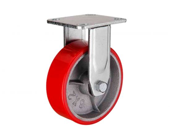 Большегрузное полиуретановое колесо неповоротное FCP 63 (150 мм; 360 кг) А5 1000107 