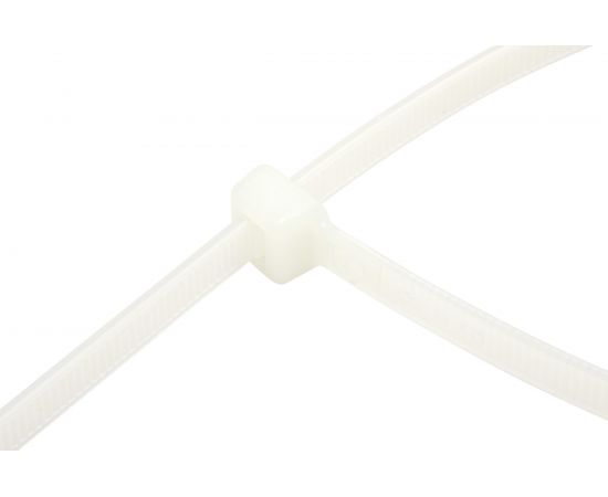 Широкий хомут REXANT nylon 8.0x200 мм 100 шт белый 07-0202 – изображение 2