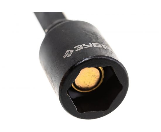 Бита с торцовой головкой ПРОФИ Нат-драйвер магнитная (50 мм; 10 мм; 1/4"") Зубр 26375-10 – изображение 2