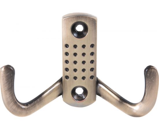 Крючок Trodos 04.48.33 перф. 2-х рожковый, бронза 302115 – изображение 2