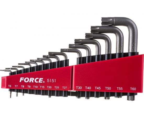 Набор Г-образных ключей FORCE Т6-Т60 15 предметов 5151 – изображение 2