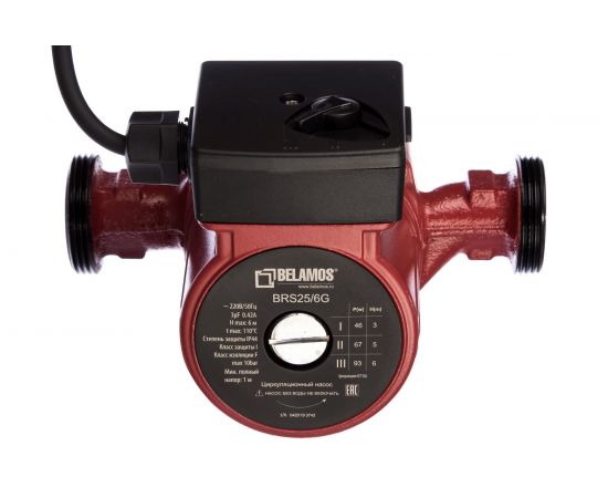 Циркуляционный насос БЕЛАМОС BRS25/6G (180 мм) – изображение 2