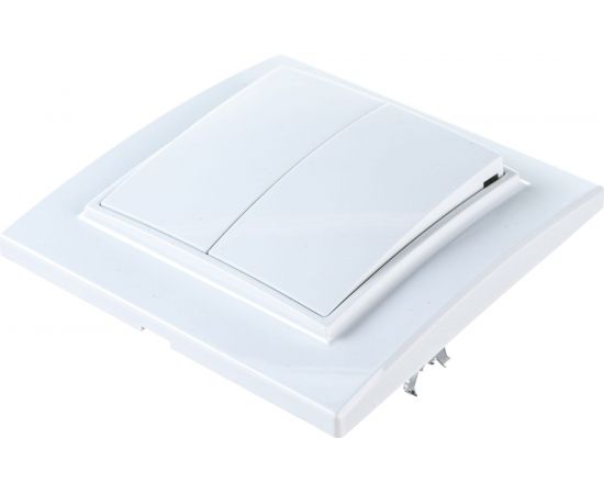 2-клавишный выключатель EKF Минск СП, 10А, белый ERV10-023-10 – изображение 3