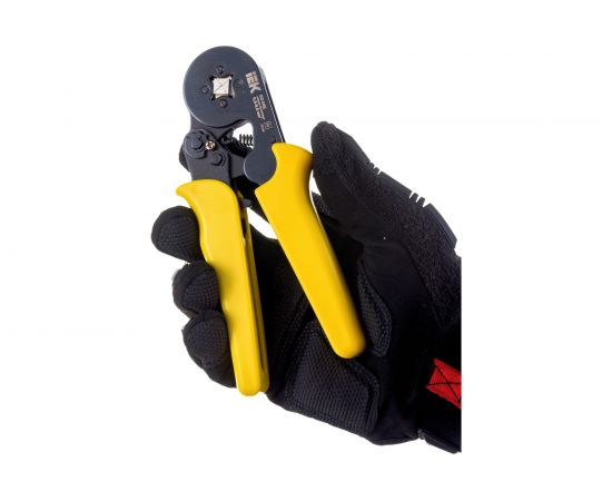 Клещи для обжима IEK КО-04Е 0.5-6.0кв.мм квадрат TKL10-D4 – изображение 3