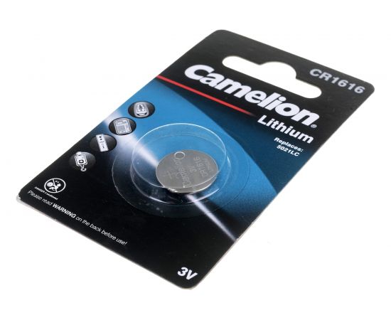 Литиевая батарейка Camelion CR1616 BL-1, 3V 3070 – изображение 3