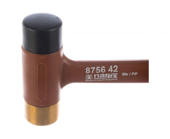Молоток с наконечником латунь/пластик NAREX 631g 875642 – изображение 4