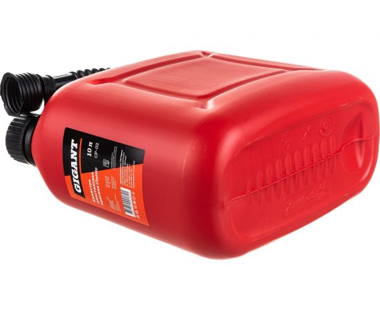 Канистра пластиковая красная 10 л Gigant CP-02 – изображение 4