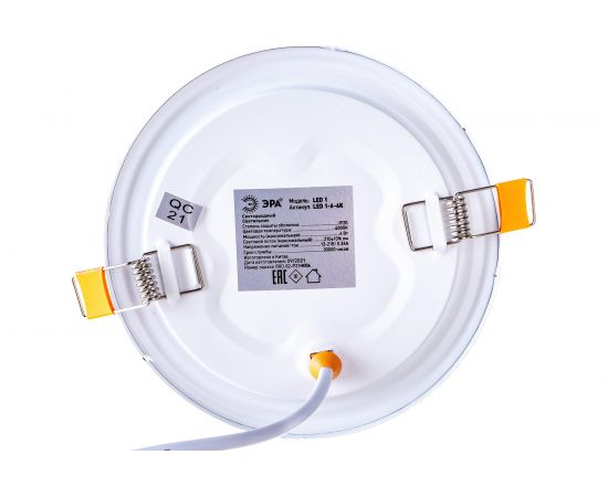 Светодиодный круглый светильник ЭРА LED 1-6-4K LED 6W 220V 4000K Б0017486 – изображение 5
