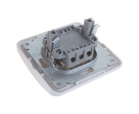 Выключатель UNIVersal Валери 1 клавиша, проходной с подсветкой белый В0125 – изображение 6