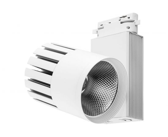 Трековый светодиодный светильник FERON 30W 2400 Lm 4000К 35 градусов белый 3-х фазный AL105 32949 