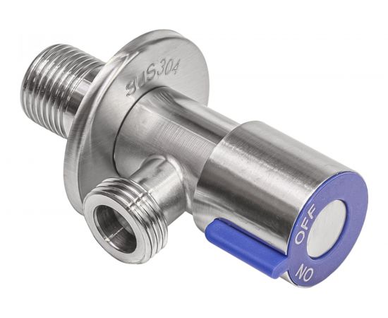 Комплект угловых кранов RM 1/2х3/4 НР-НР нержавеющая сталь AISI304 ATS-1234 