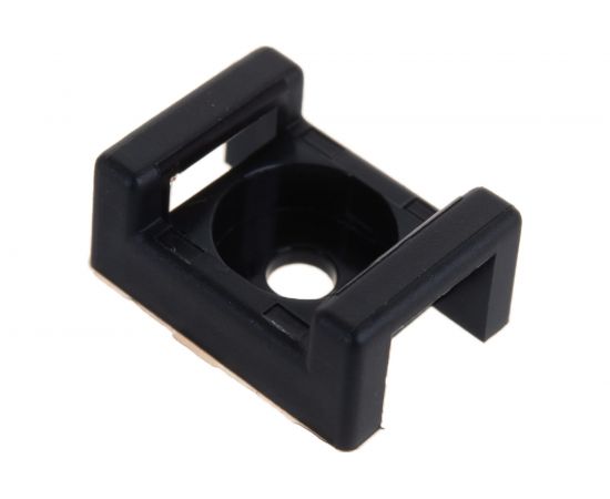 Площадка для крепления стяжки REXANT ПС-2 22x16 мм, черная, упаковка 100 шт. 07-2103 