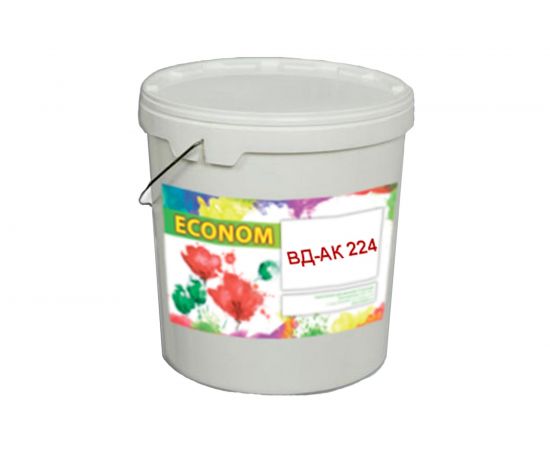 Влагостойкая краска Мицар ВД АК 224, 15 кг белый 764 
